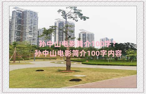 孙中山电影简介100字？孙中山电影简介100字内容